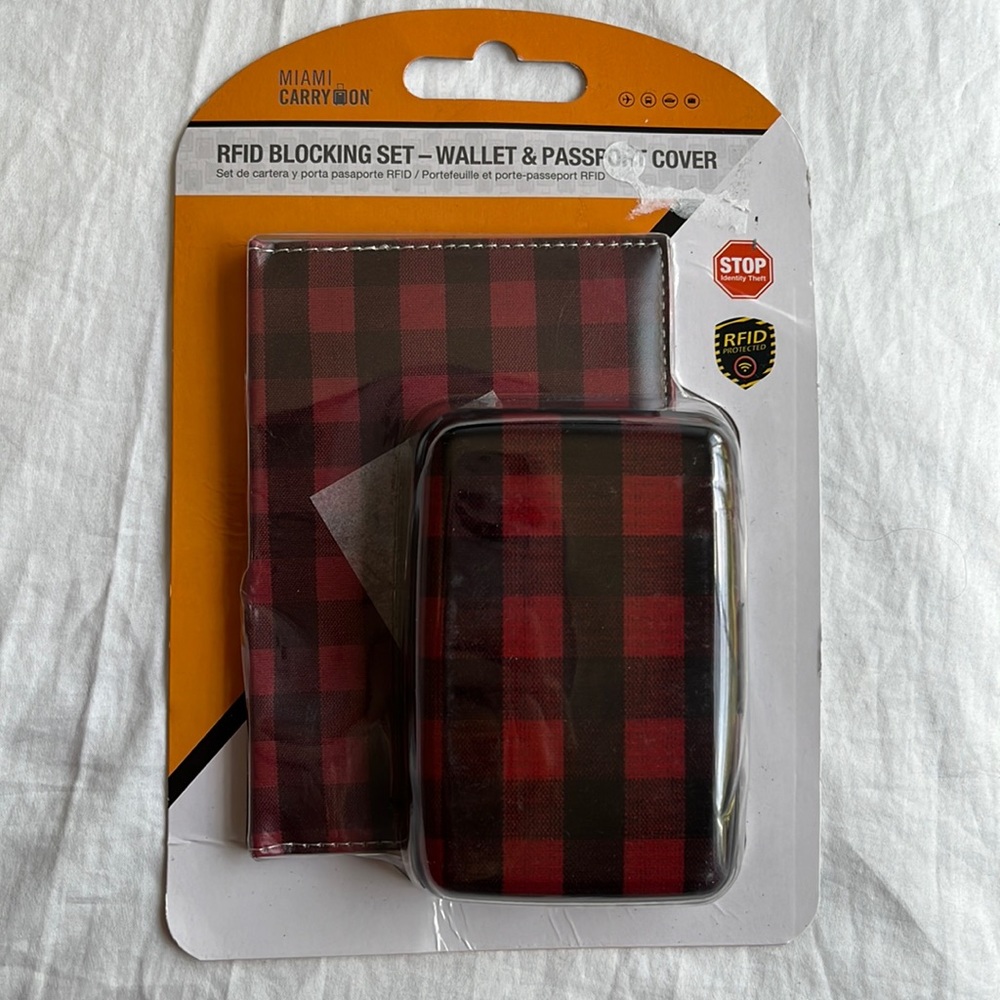 🆕️ RFID BLOCKING SET (WALLET & PASSPORT COVER)
